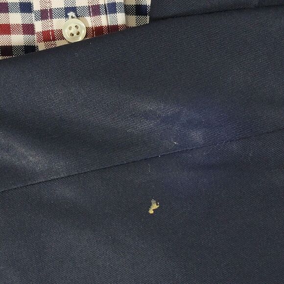 Lauren Ralph Lauren Men's Sport Coat Blazer Two Button Navy Twill Wool SLIM 42L - Picture 9 of 16